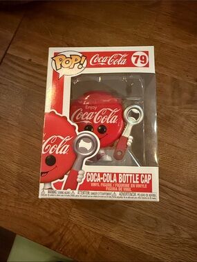 Funko Coca-Cola Red Bottle Cap Pop! Figure with Silver Opener